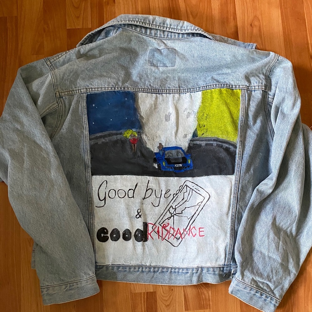 Custom Juice WRLD Denim Jacket